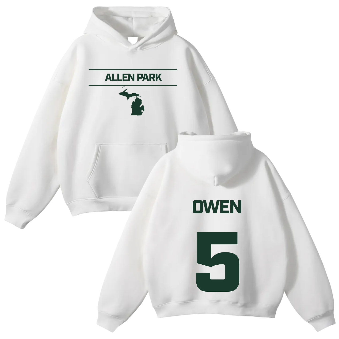 Owen Maxwell Oversize Fleeced Hoodie