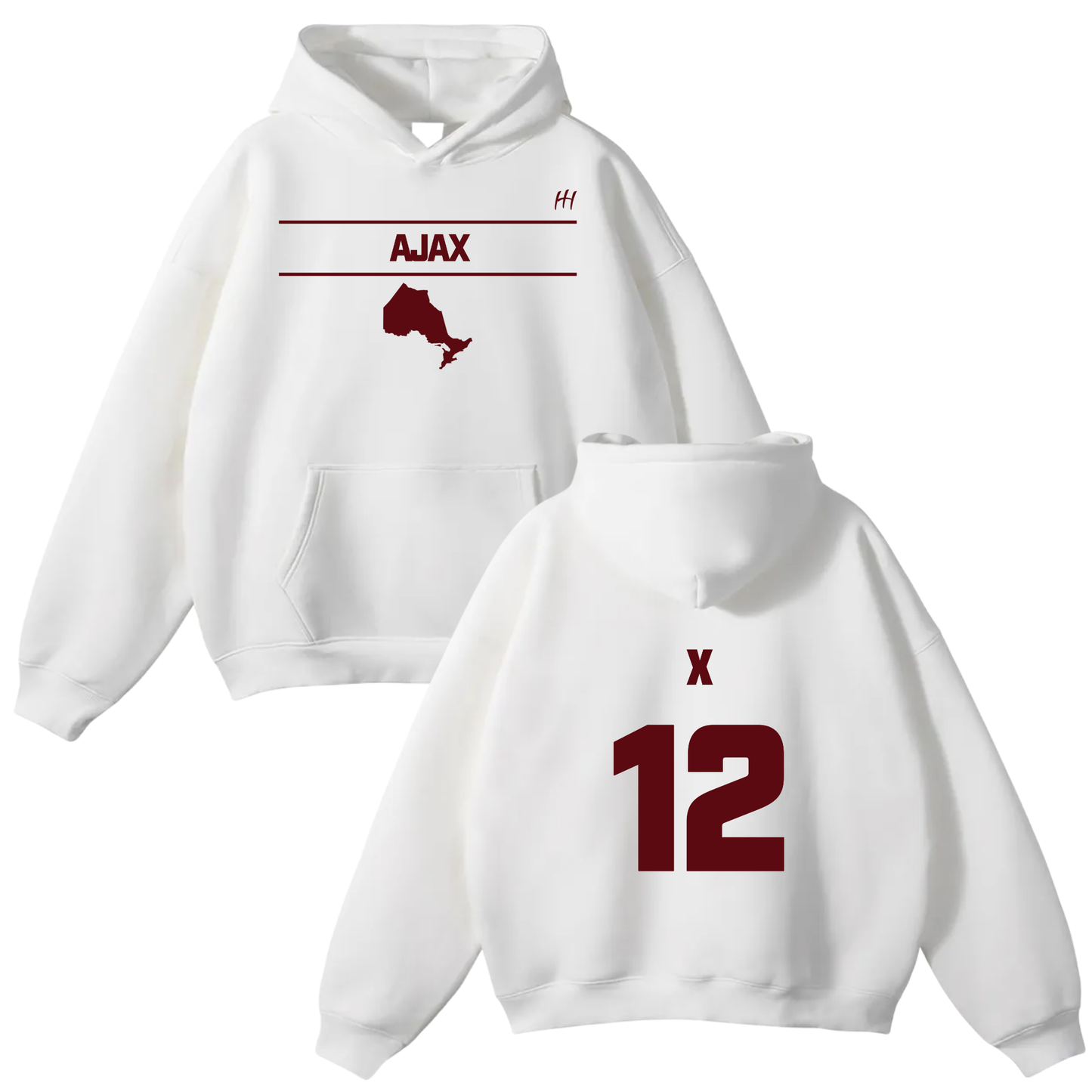 Xavier Snagg Oversize Fleeced Hoodie