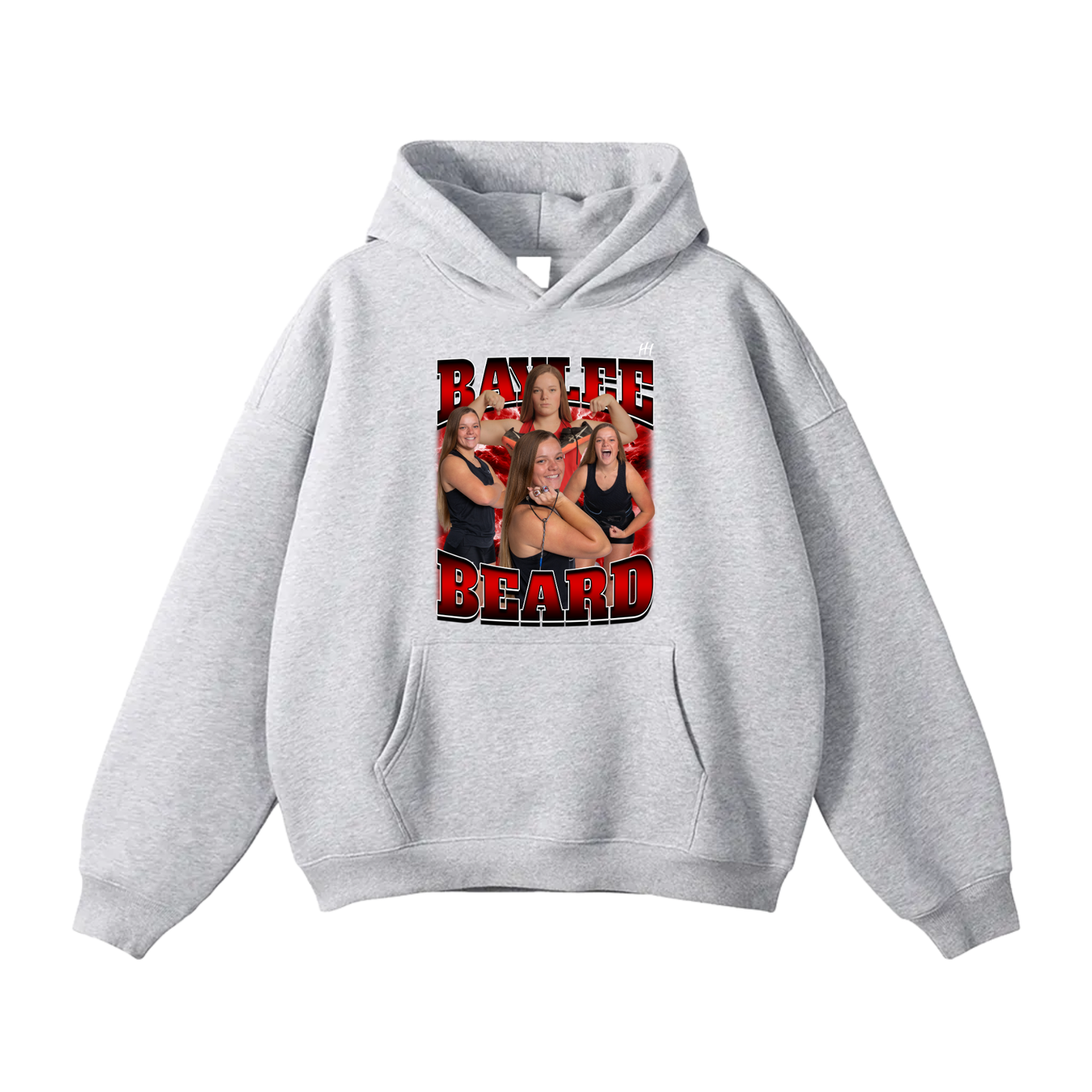 Baylee Beard Oversize Fleeced Hoodie