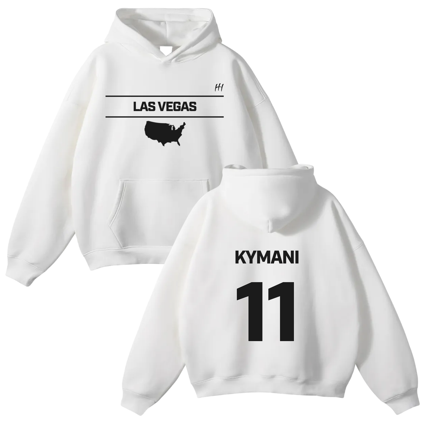 Kymani Overton Oversize Fleeced Hoodie