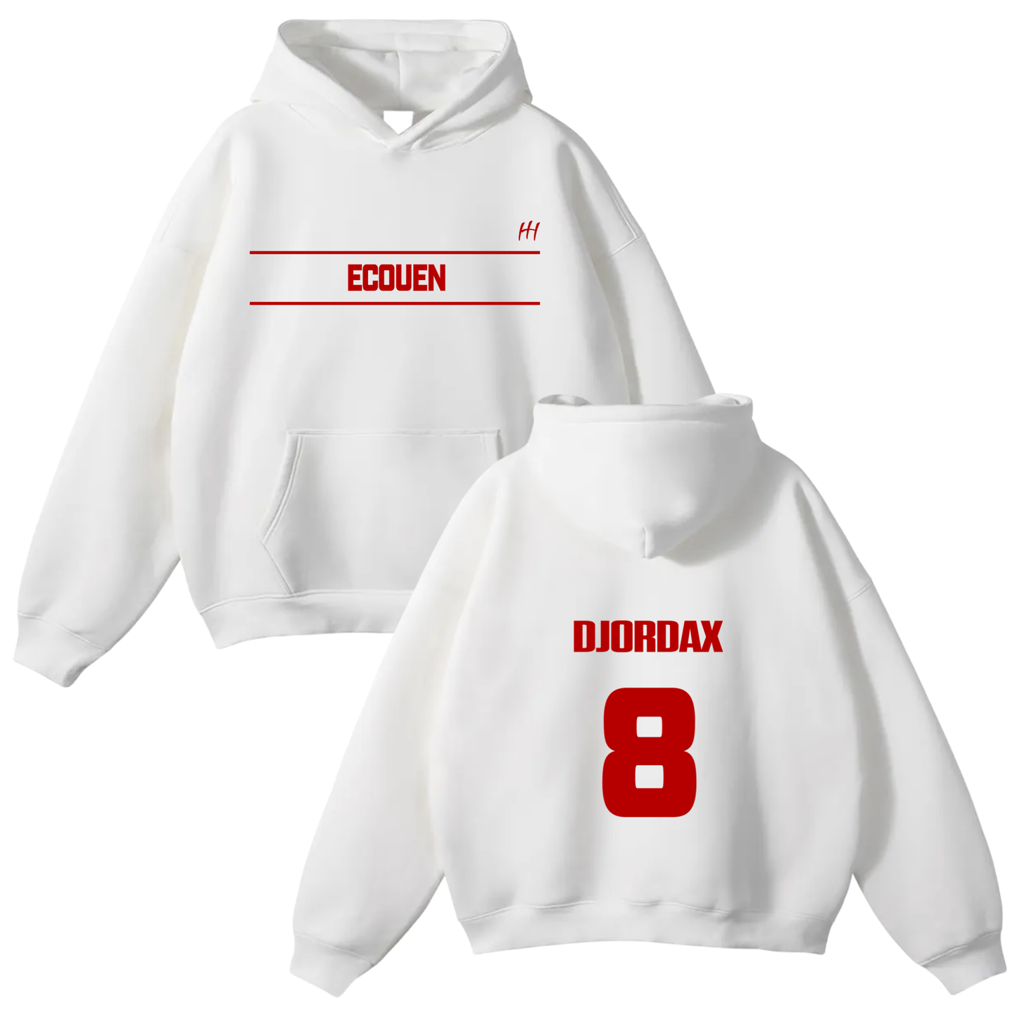 Djordan Gouin Oversize Fleeced Hoodie