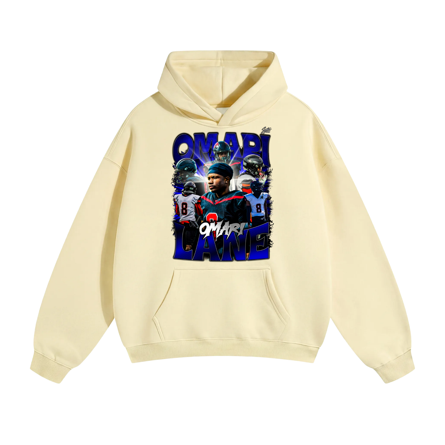 Omari Lane Oversize Fleeced Hoodie