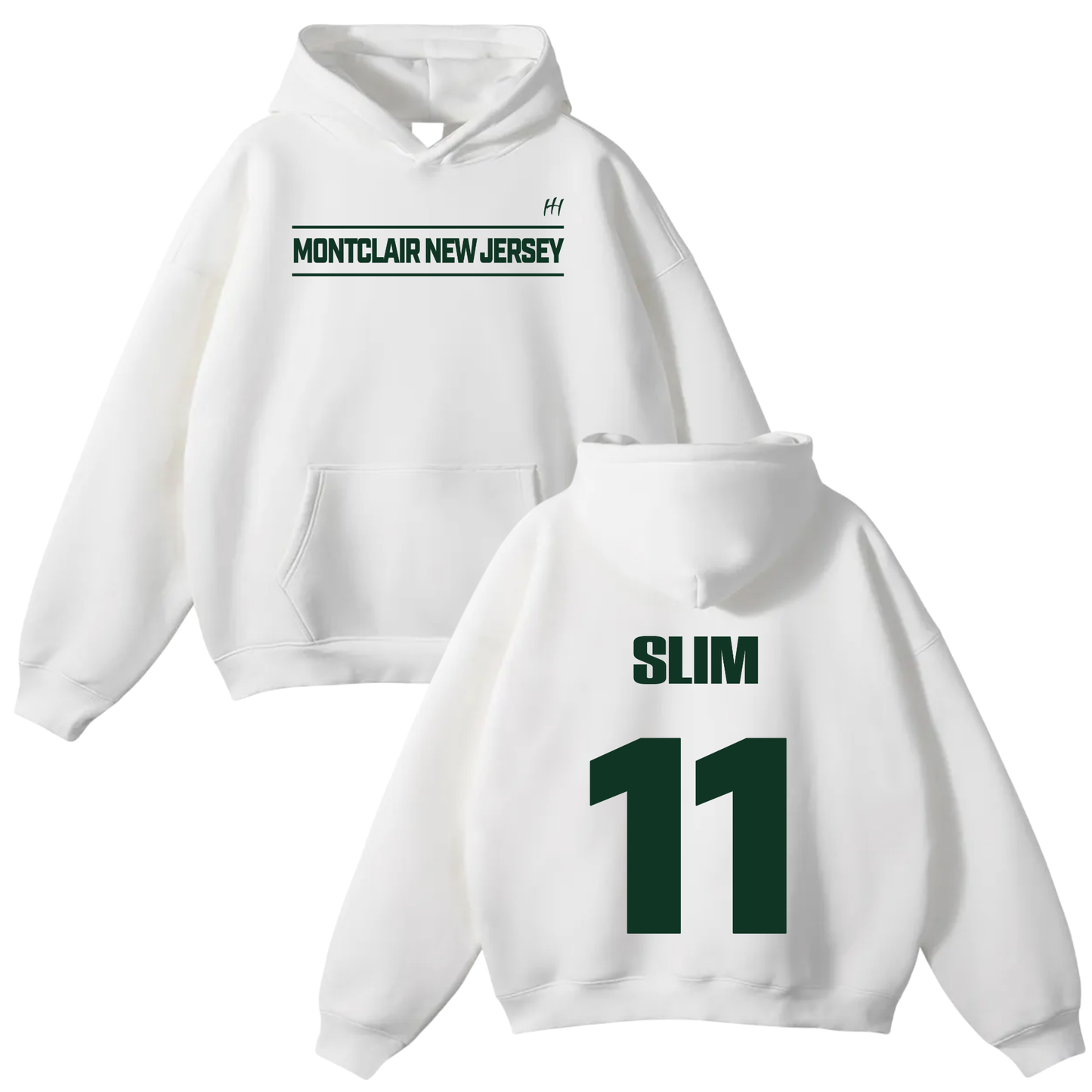 Nate Narcisse Oversize Fleeced Hoodie