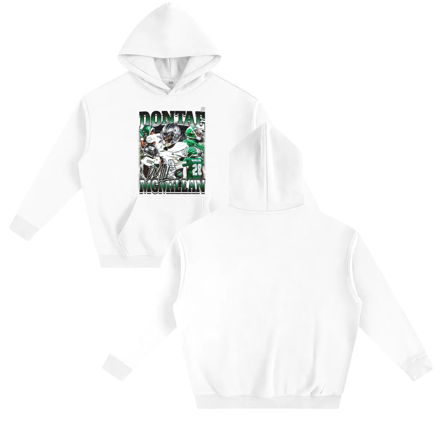 Dontae McMillan Oversize Fleeced Hoodie