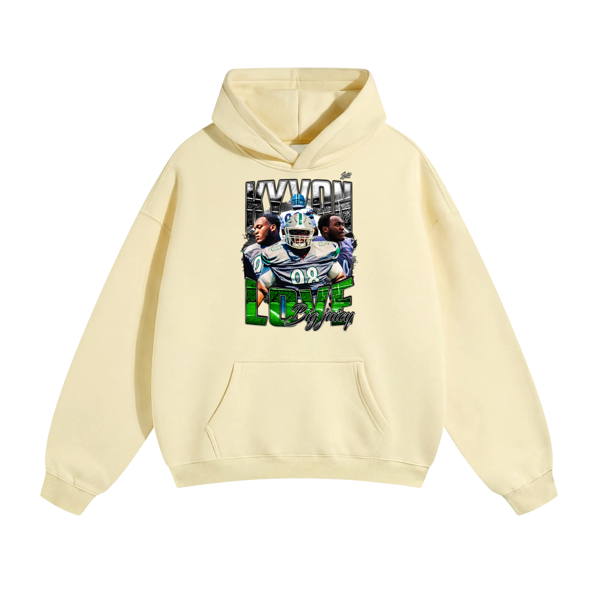 Kyvon Love Oversize Fleeced Hoodie