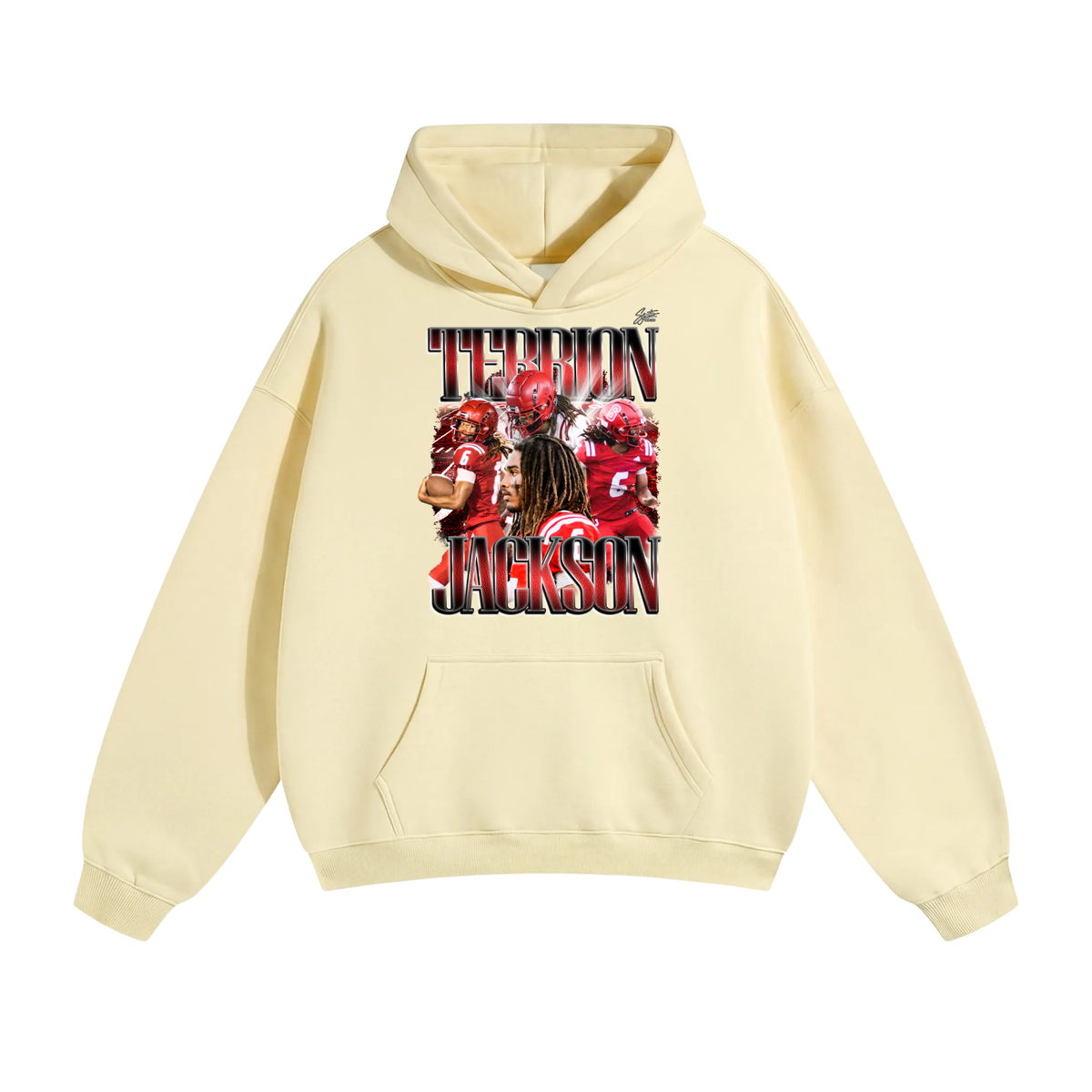 Terrion Jackson Oversize Fleeced Hoodie