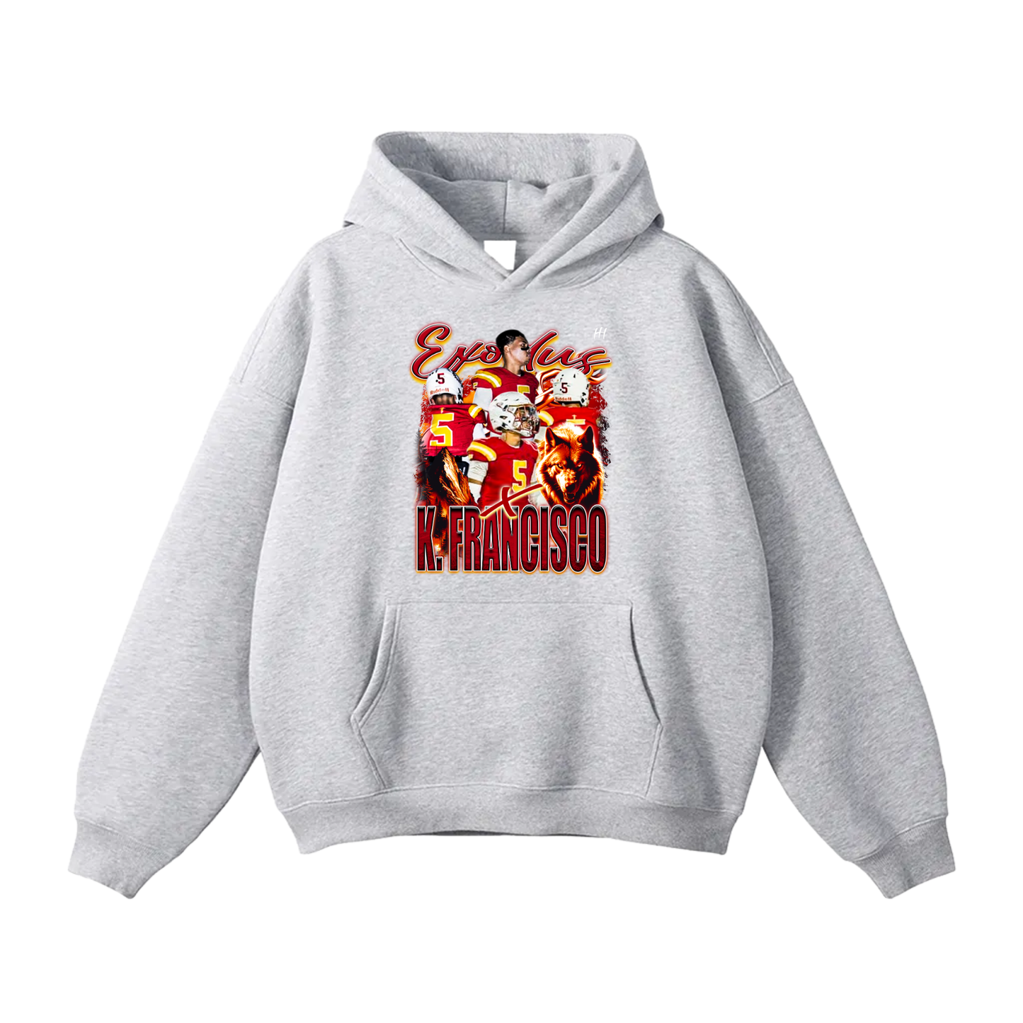 Exodus K. Francisco Oversize Fleeced Hoodie