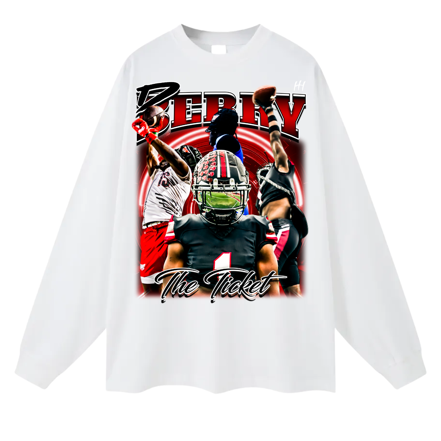 D Berry Long Sleeve Tee