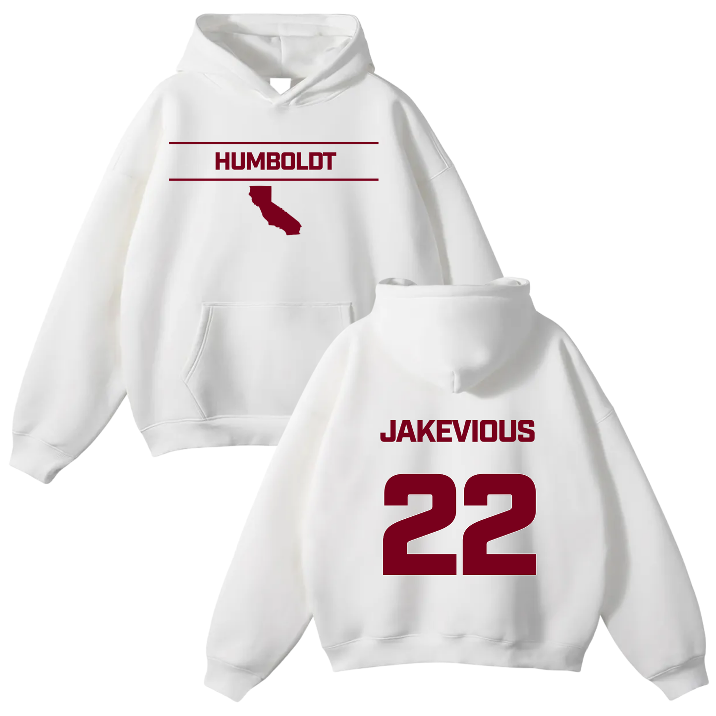 Jakevious Graves Oversize Fleeced Hoodie