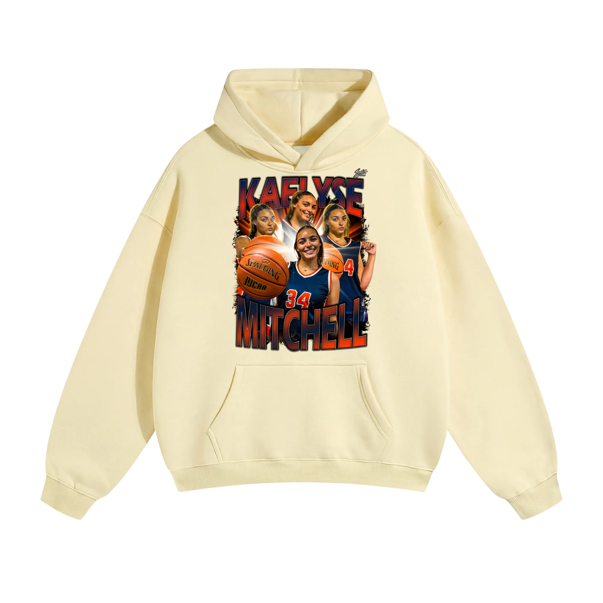 Kaelyse Mitchell Oversize Fleeced Hoodie