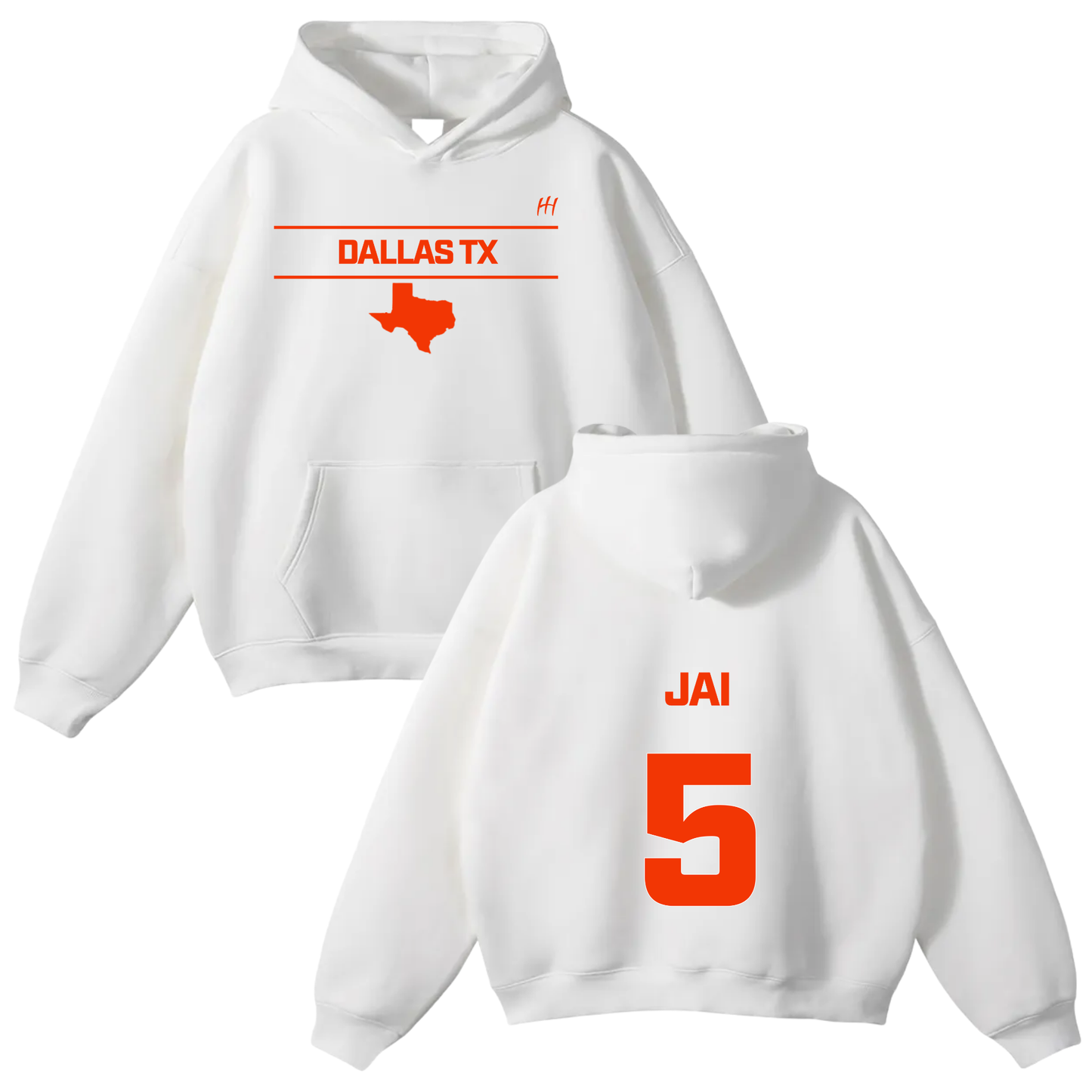 Jai Mitchell Oversize Fleeced Hoodie