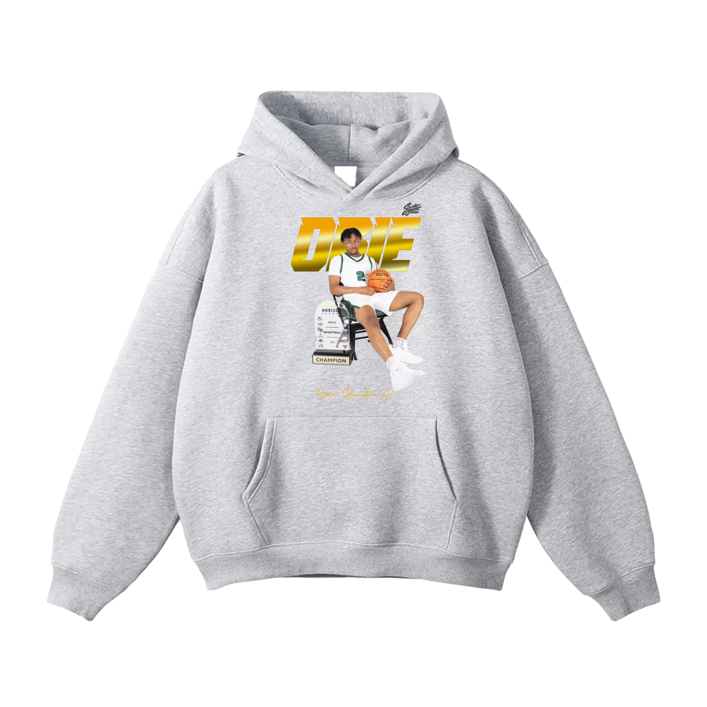 Obie Bronston Jr Oversize Fleeced Hoodie