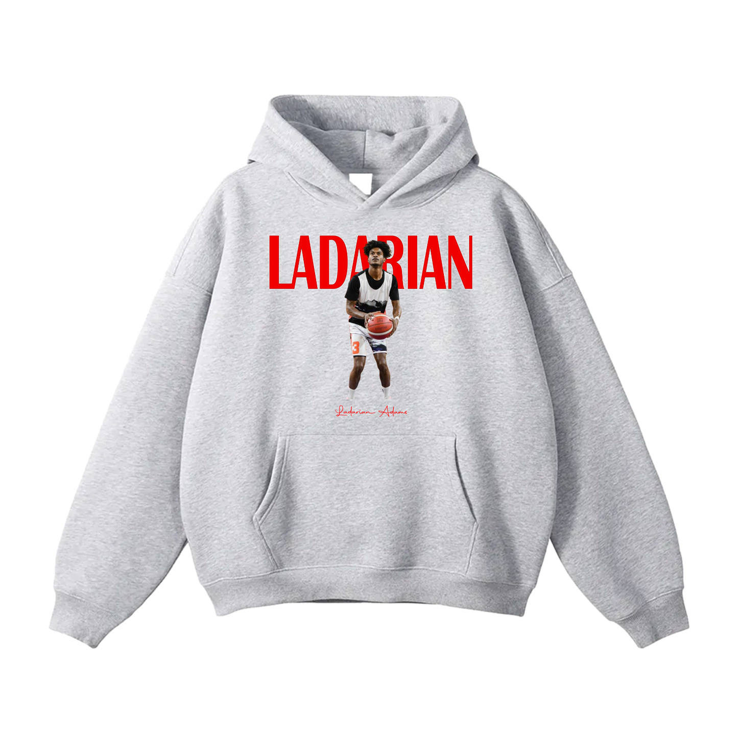 Ladarian Adams Oversize Fleeced Hoodie