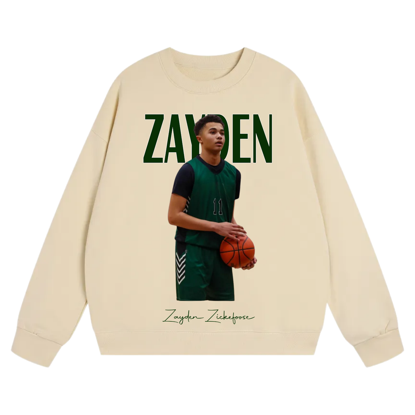 Zayden Zickefoose Heavyweight Crewneck Sweatshirt