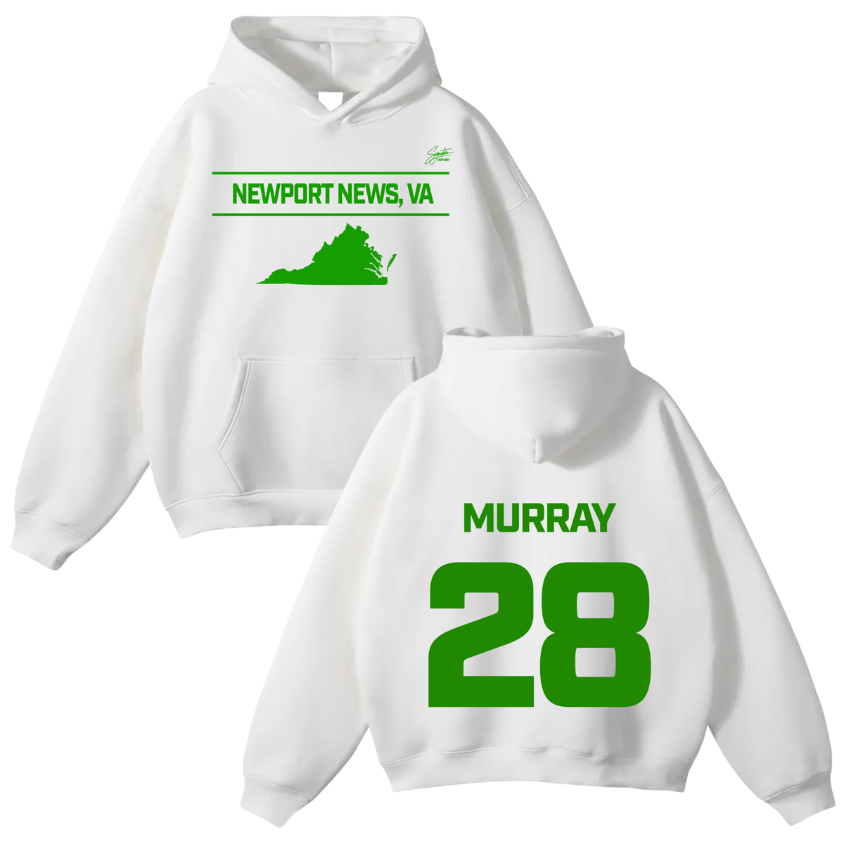 Carlin Murray Oversize Fleeced Hoodie