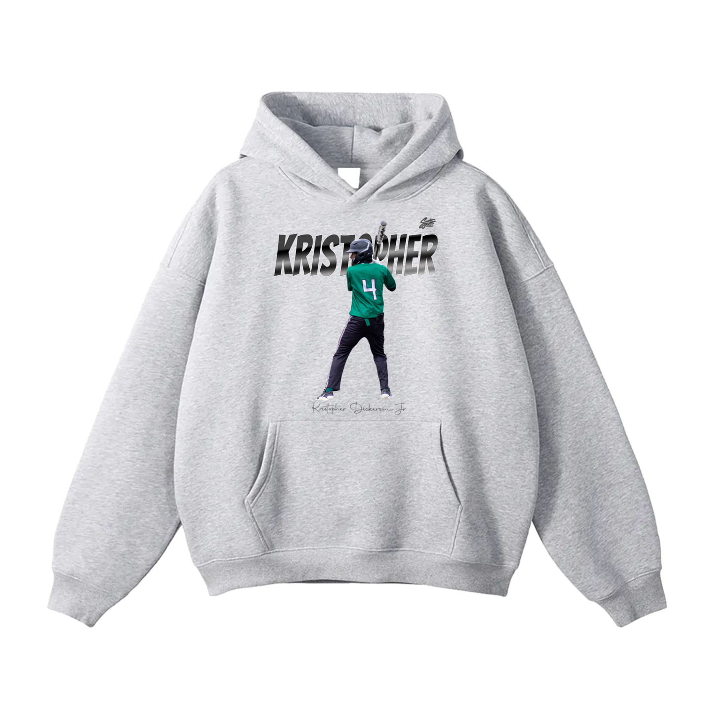 Kristopher Dickerson Jr Oversize Fleeced Hoodie