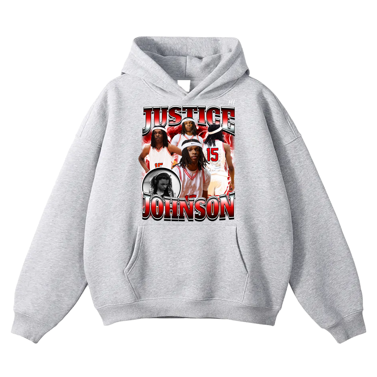 Justice Johnson 2 Oversize Fleeced Hoodie