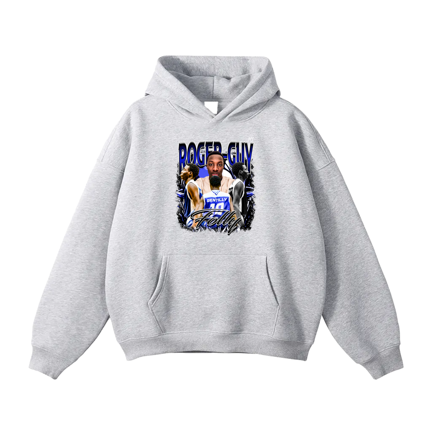 Roger-Guy Oversize Fleeced Hoodie