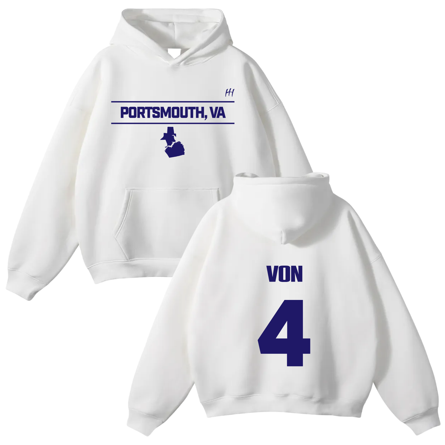 Davon Hayes Oversize Fleeced Hoodie