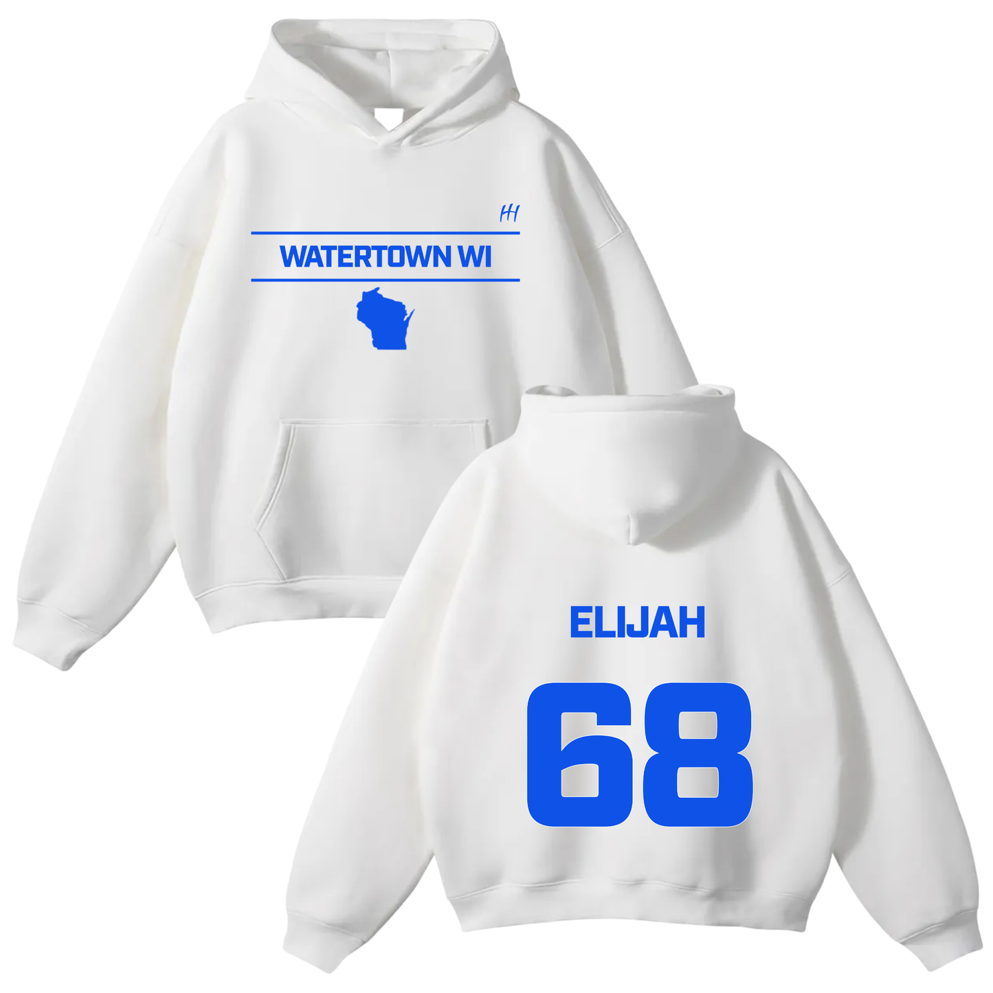 Elijah Selvie Oversize Fleeced Hoodie