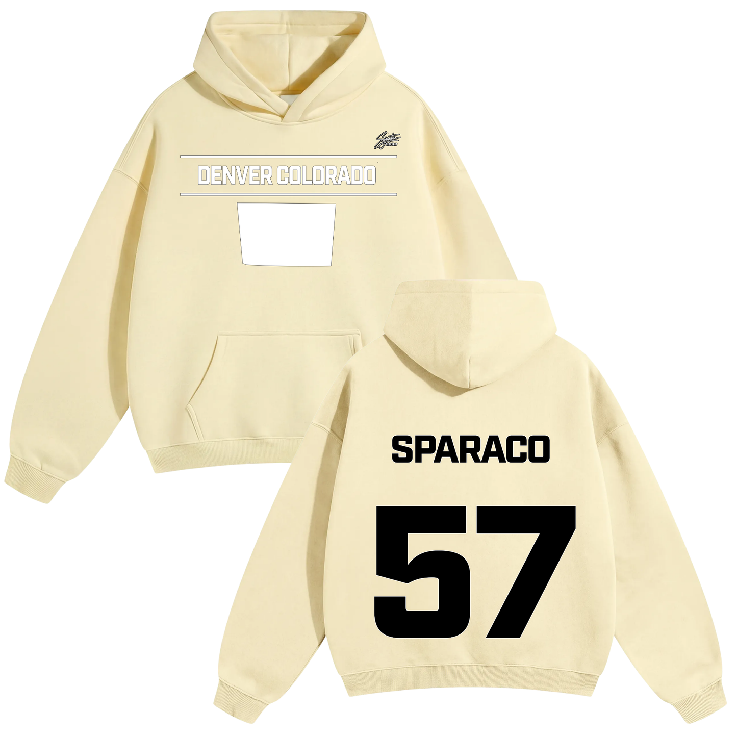 Strasi Sparaco Oversize Fleeced Hoodie