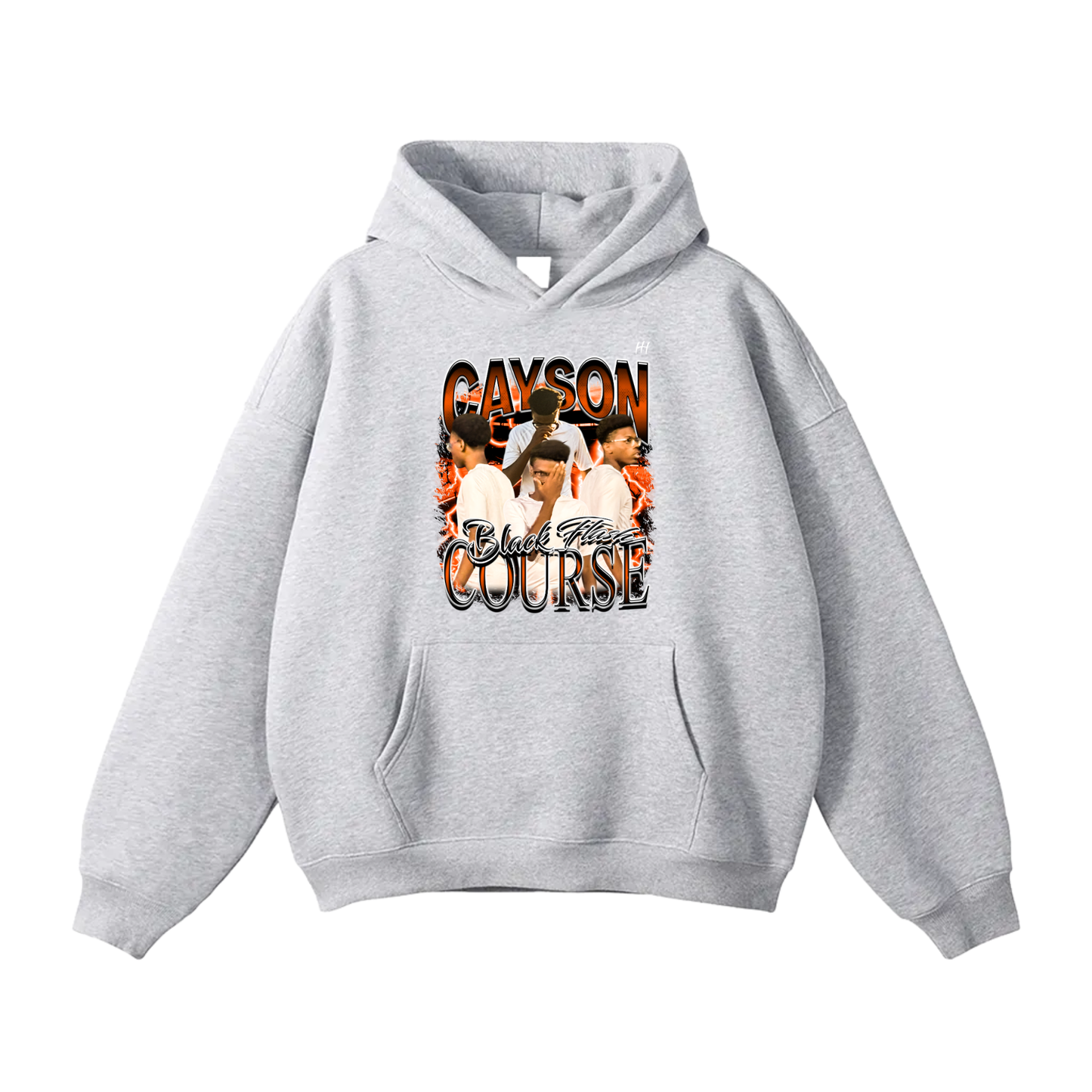 Cayson Course Oversize Fleeced Hoodie
