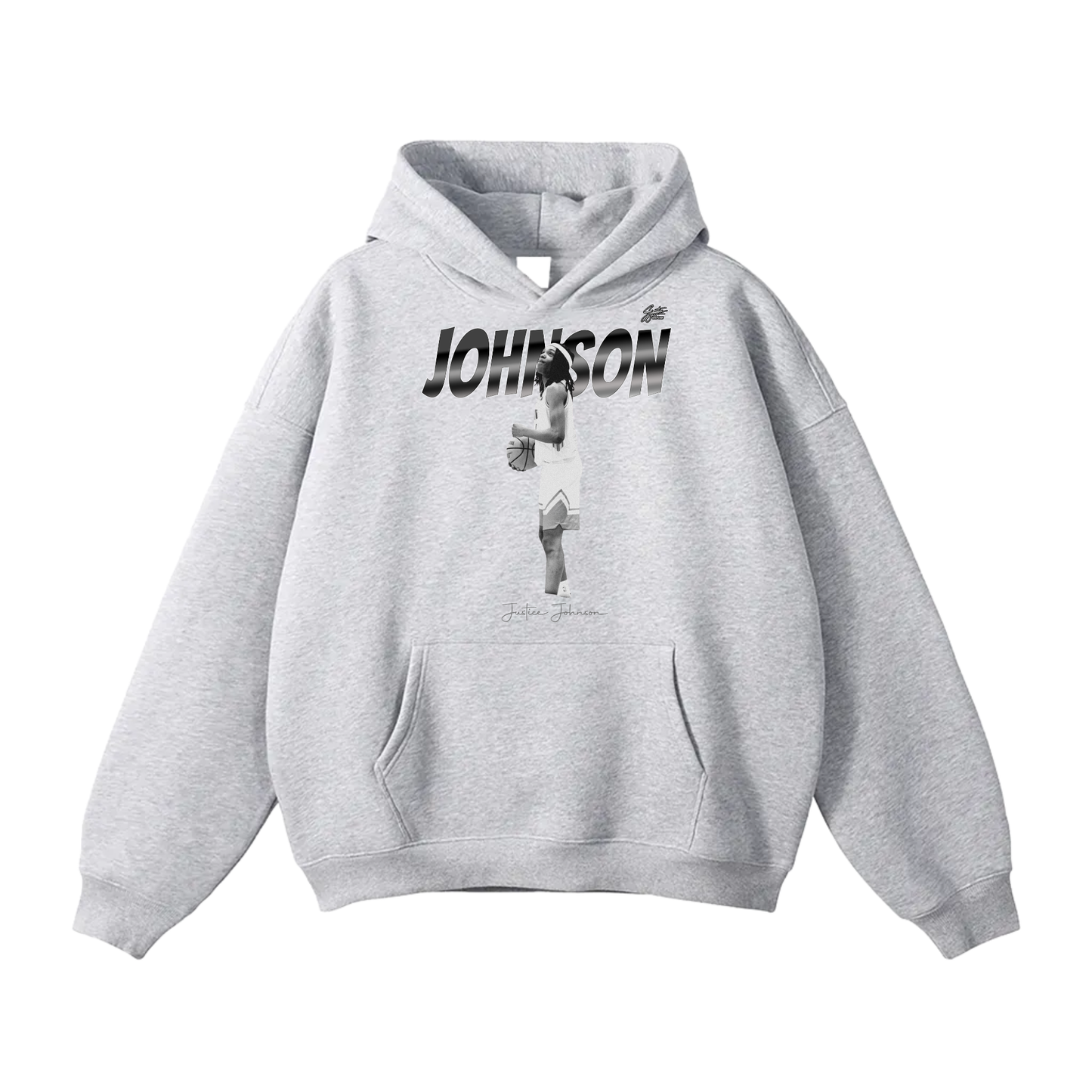 Justice Johnson Oversize Fleeced Hoodie