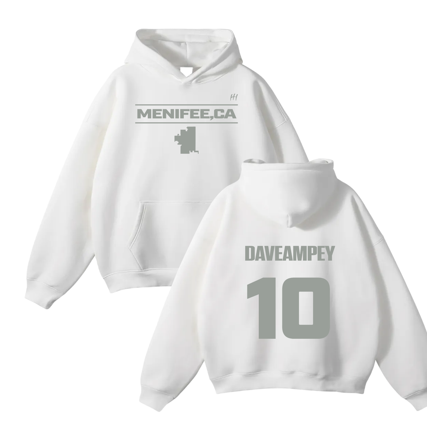 Dave Mapey Oversize Fleeced Hoodie