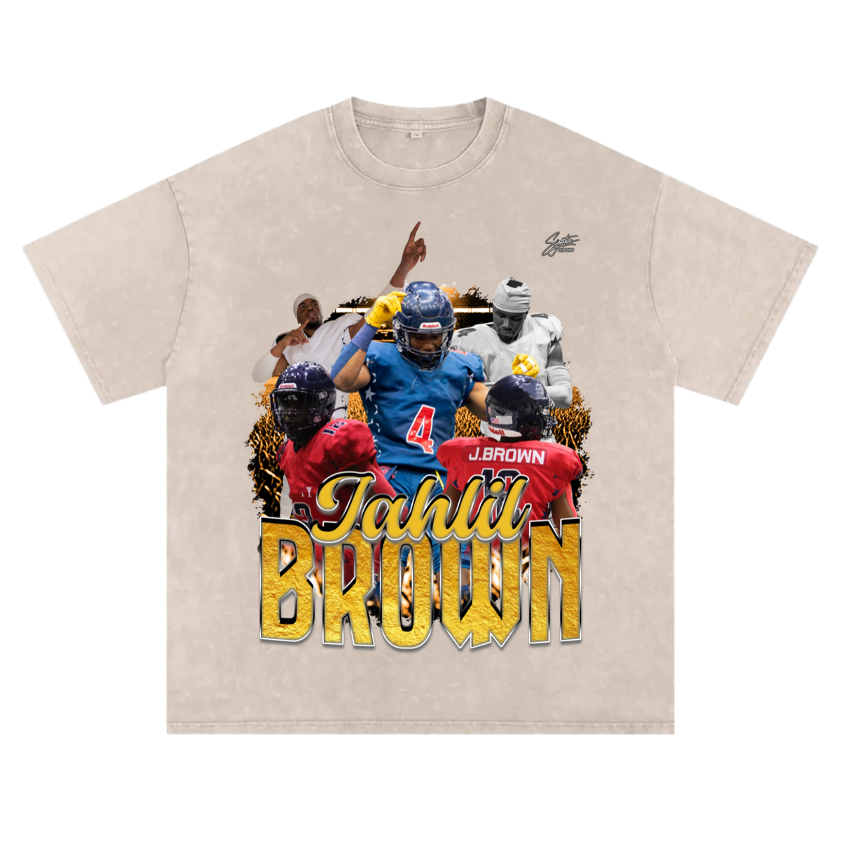 Jahlil Brown Oversize T-shirt