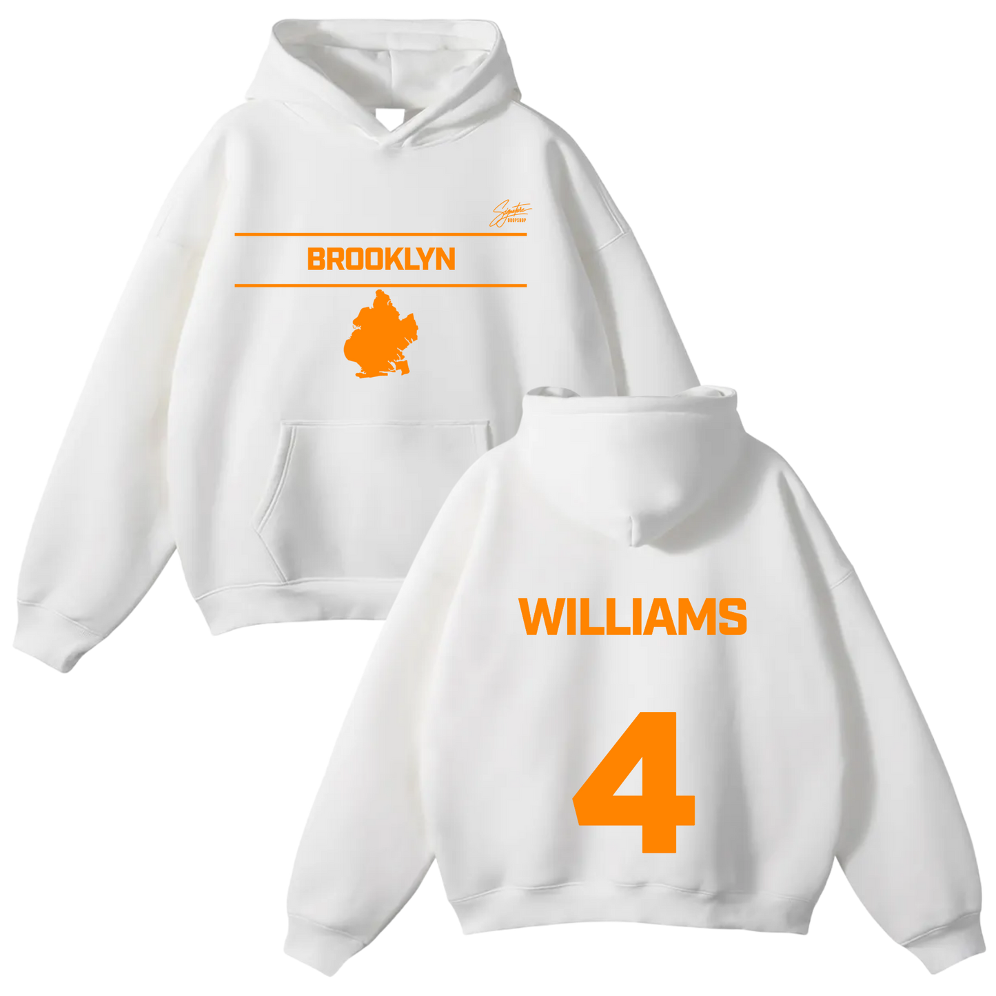 Jeremiah williams Oversize Fleeced Hoodie