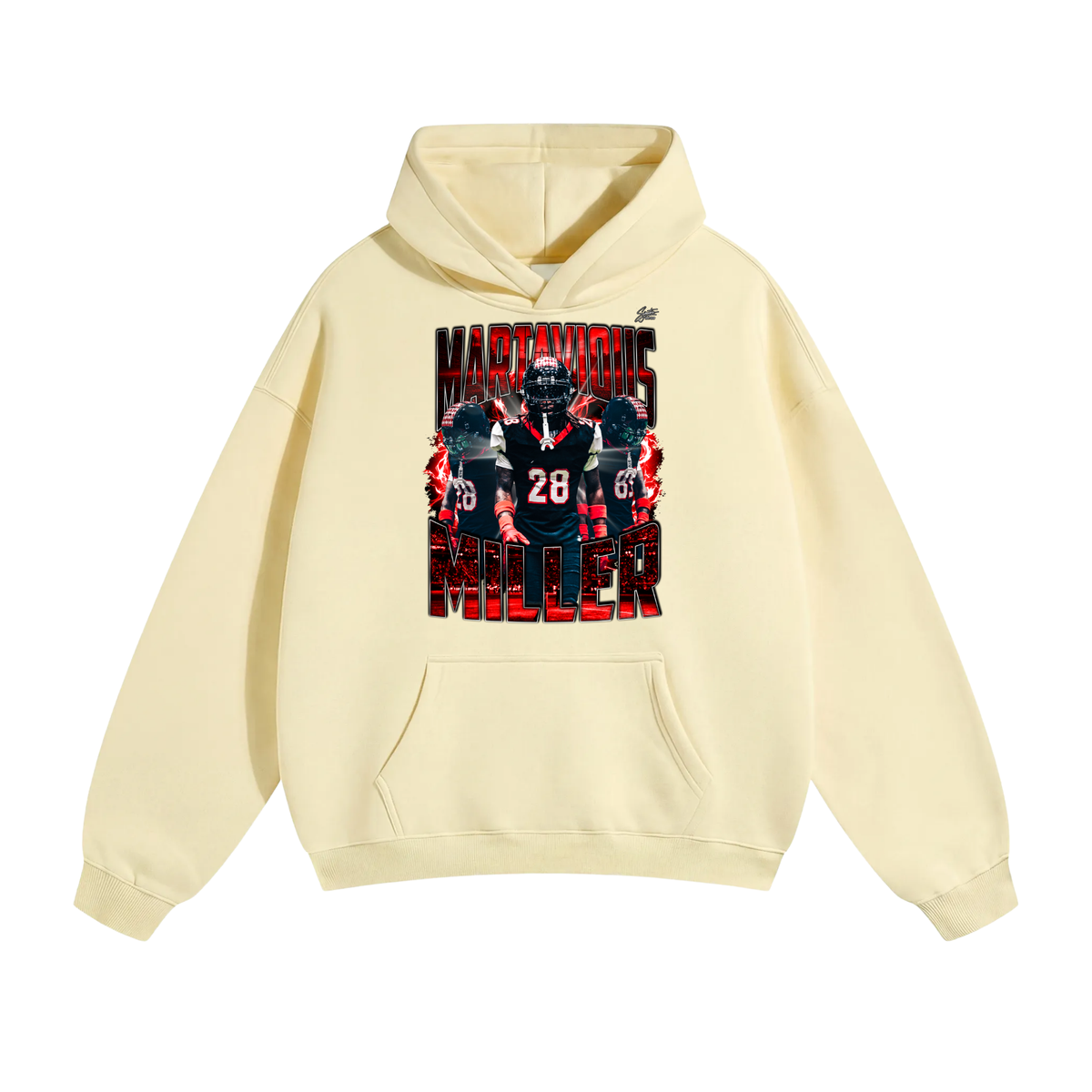 Martavious Miller Oversize Fleeced Hoodie