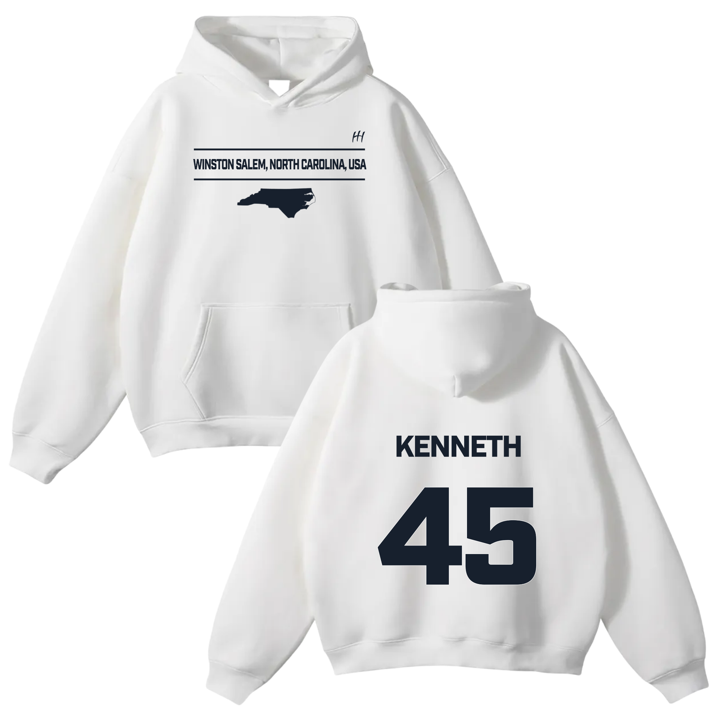Kenneth Patten Jr Oversize Fleeced Hoodie