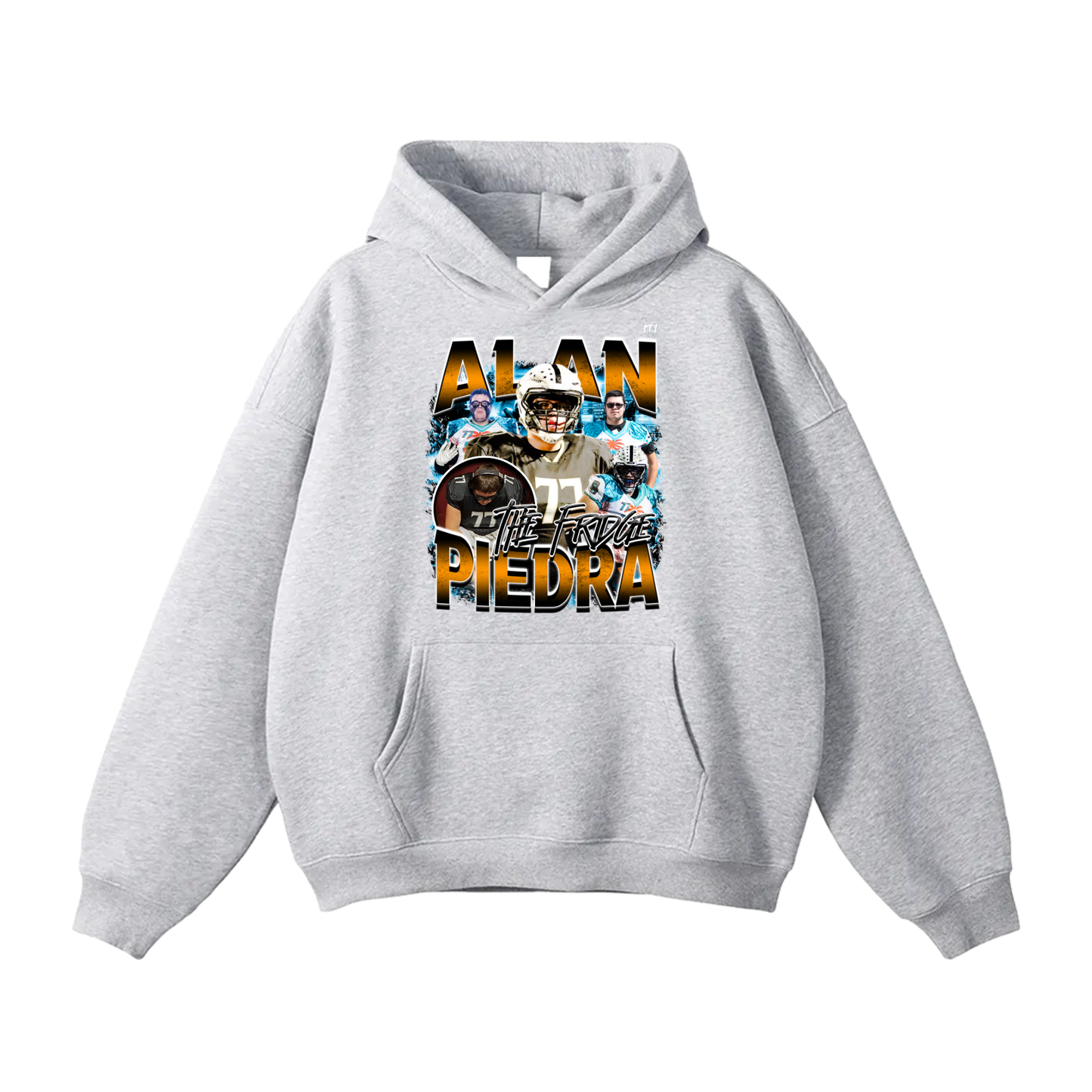 Alan Piedra Oversize Fleeced Hoodie