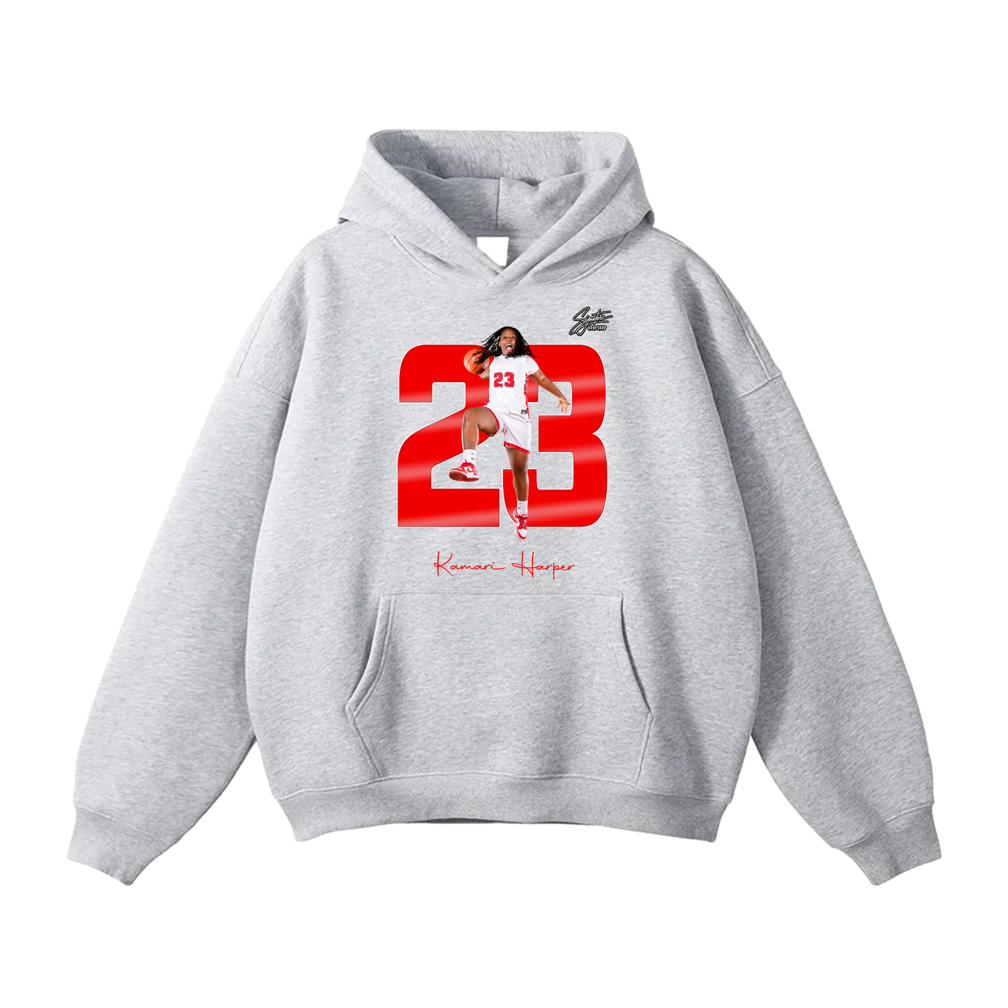 Kamari Harper Oversize Fleeced Hoodie
