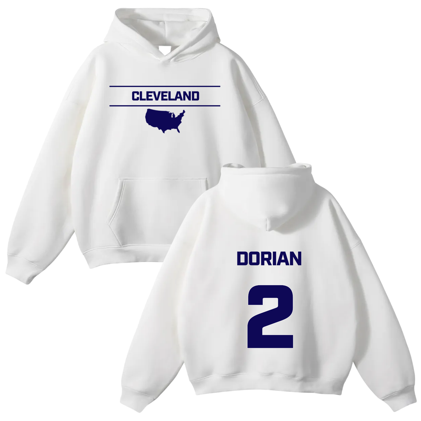 Dorian Jones Oversize Fleeced Hoodie