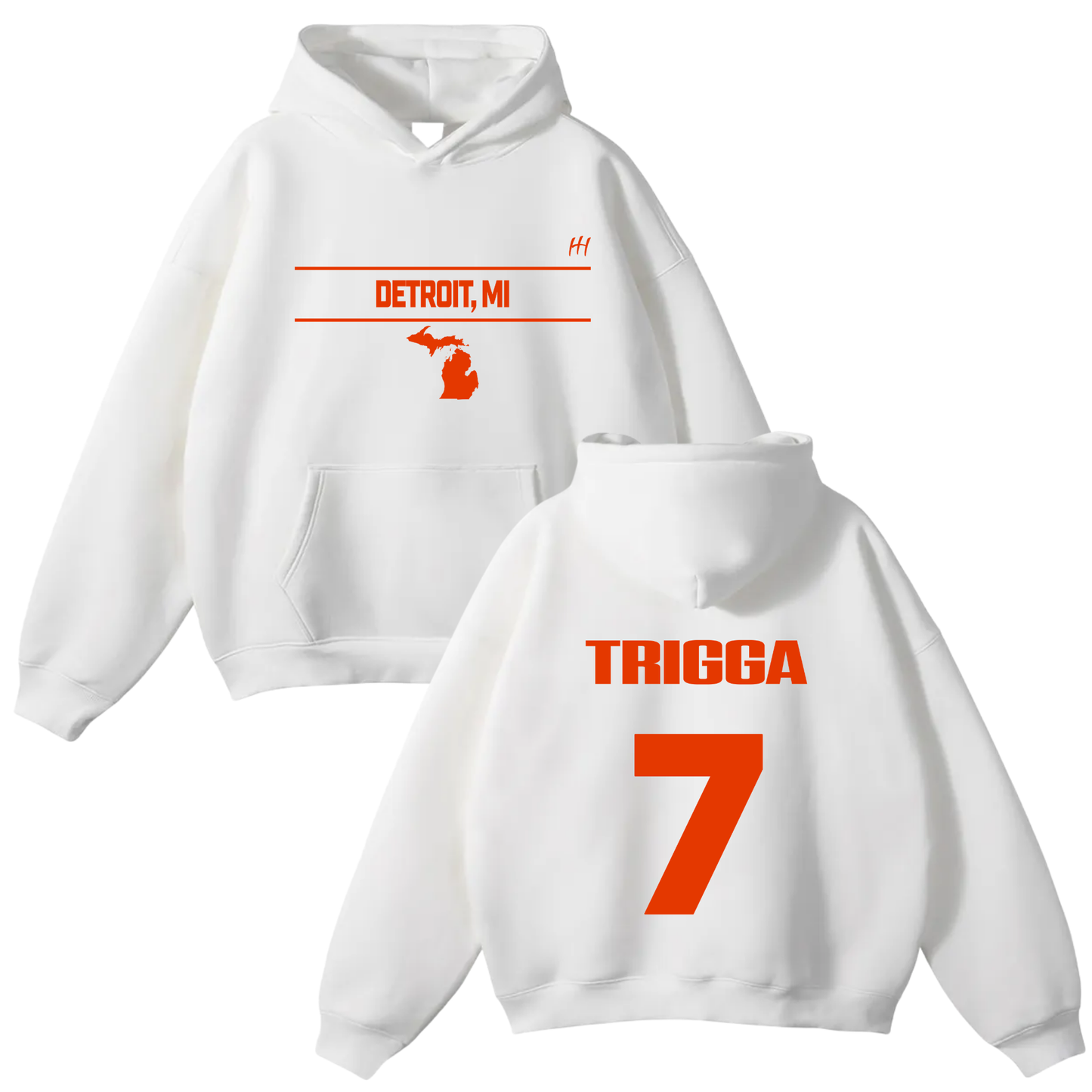 Trey Adams Oversize Fleeced Hoodie