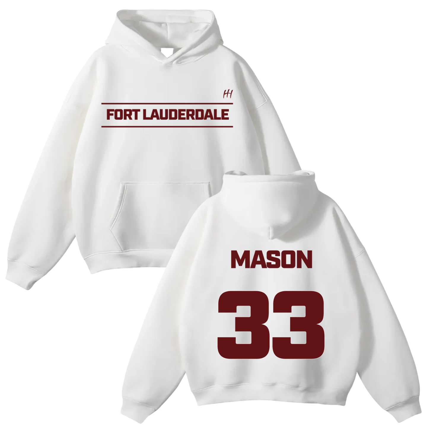 Donte Mason Oversize Fleeced Hoodie