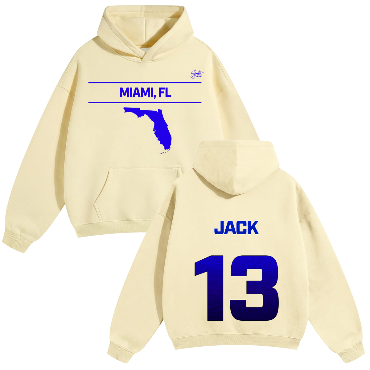 Tre Jack Oversize Fleeced Hoodie