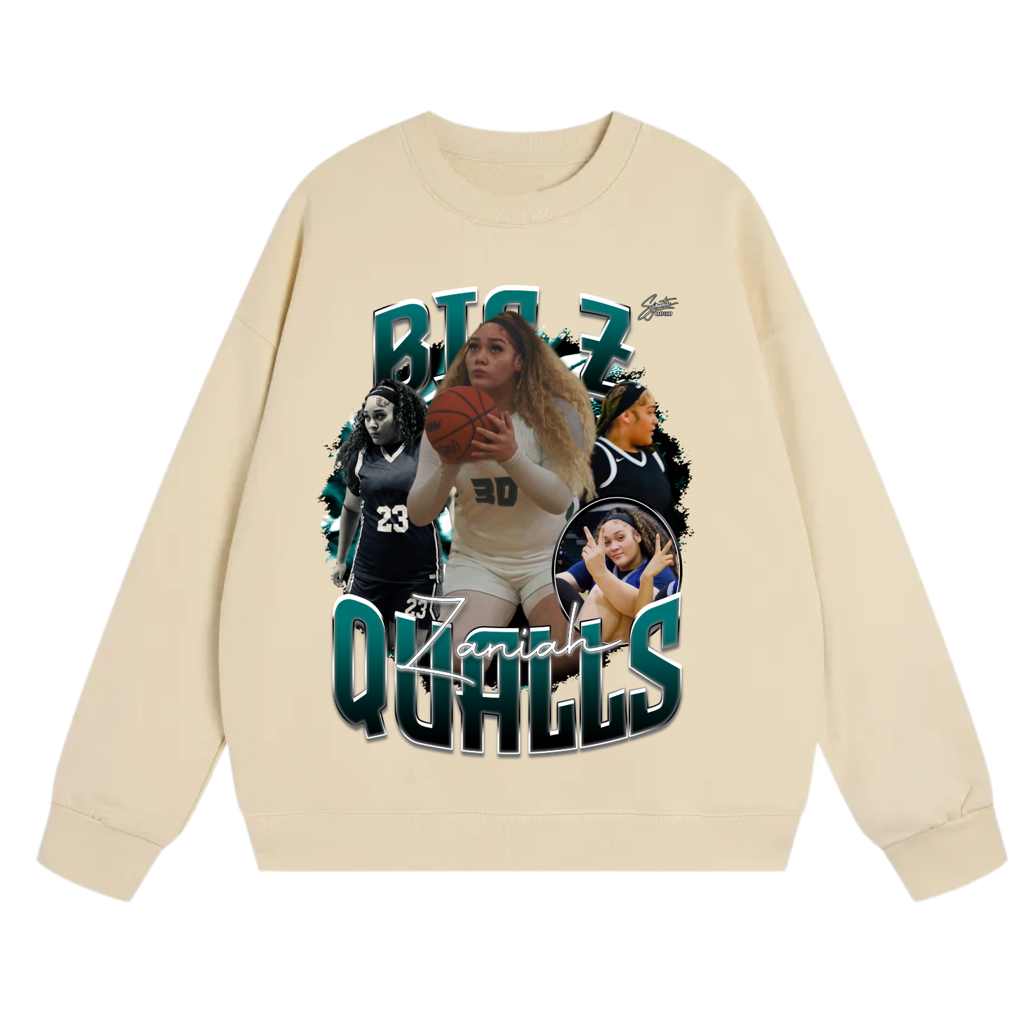 Zaniah Qualls Heavyweight Crewneck Sweatshirt