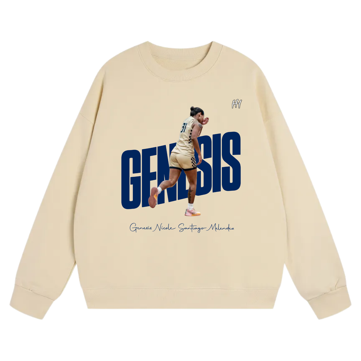 Genesis Nicole Santiago Melendez Heavyweight Crewneck Sweatshirt