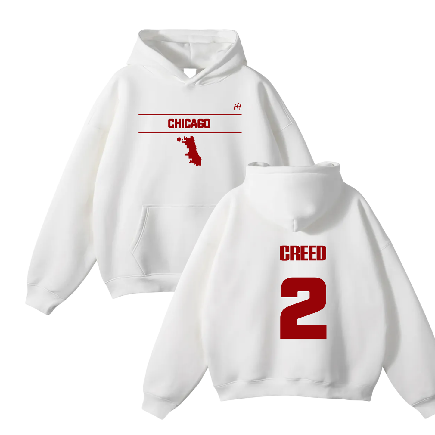 Edmond C.Reed Oversize Fleeced Hoodie