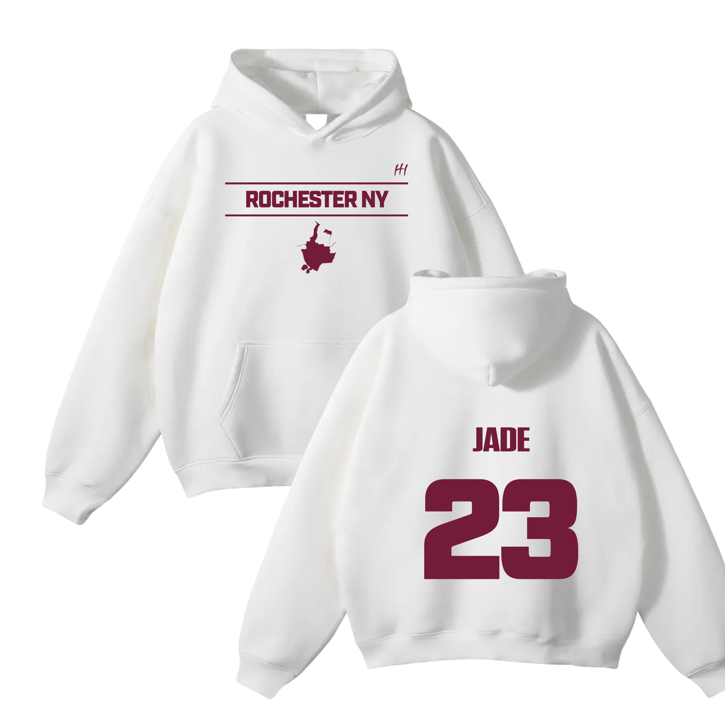 Jade Harvey Oversize Fleeced Hoodie