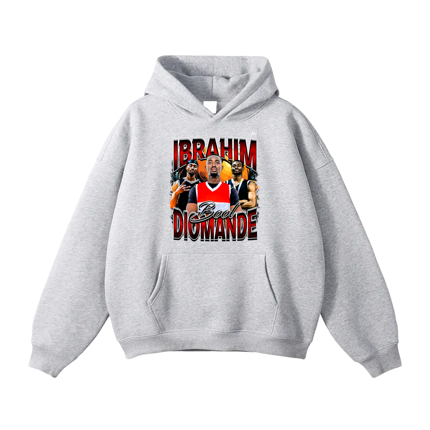 Ibrahim Diomande Oversize Fleeced Hoodie