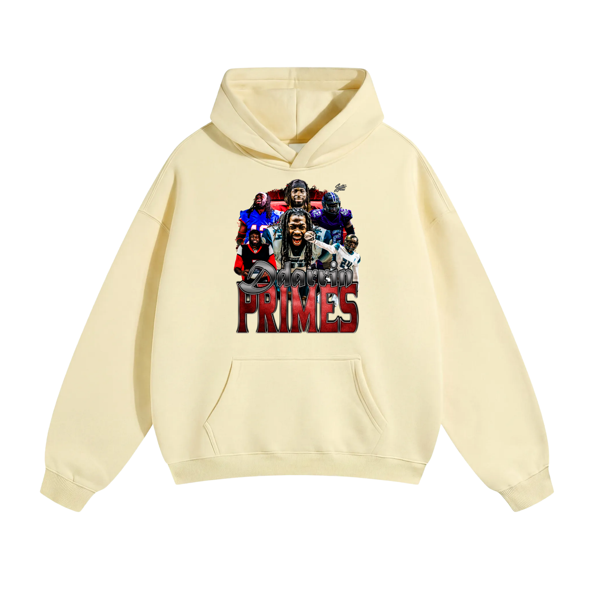 Ddarrin primes Oversize Fleeced Hoodie