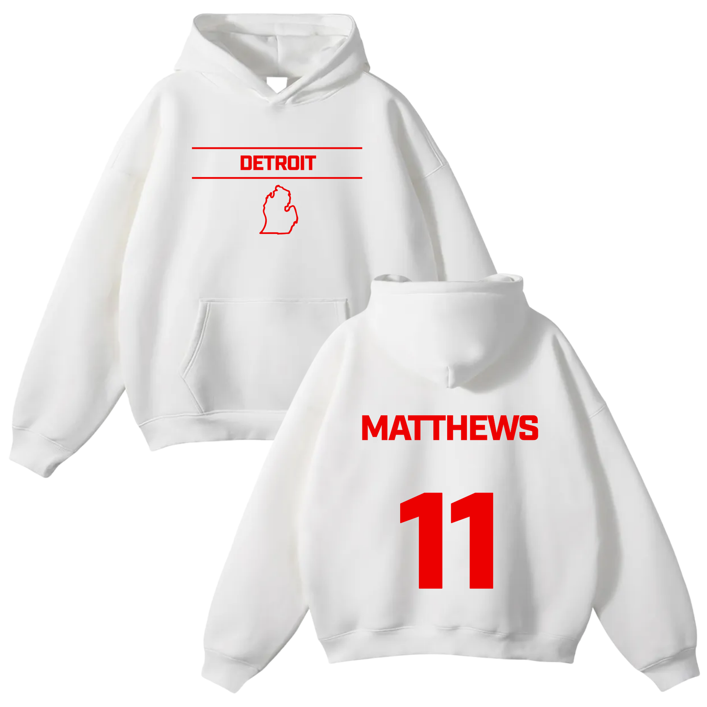Lorenzo Matthews Oversize Fleeced Hoodie