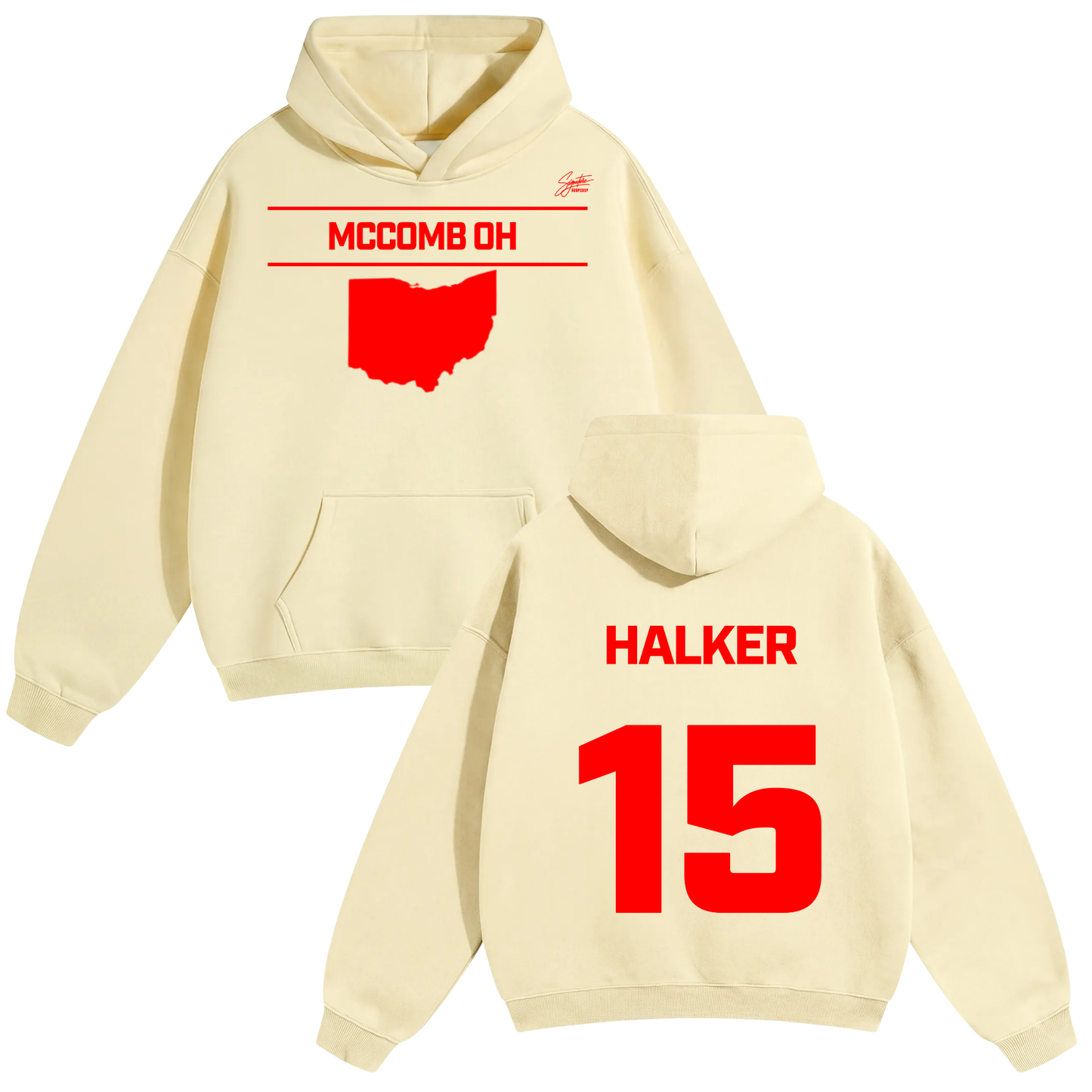 Madden Halker Oversize Fleeced Hoodie