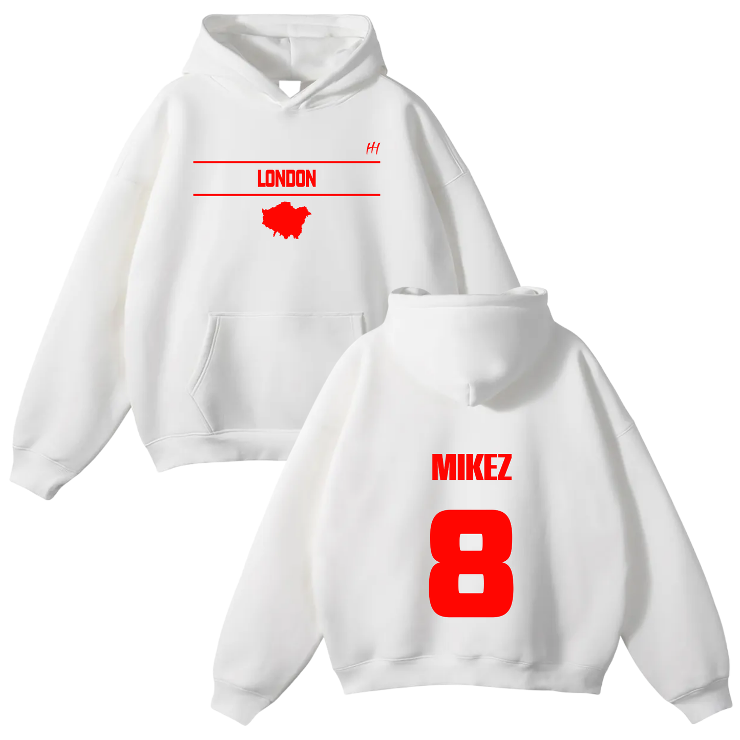 Michael Osuji Oversize Fleeced Hoodie