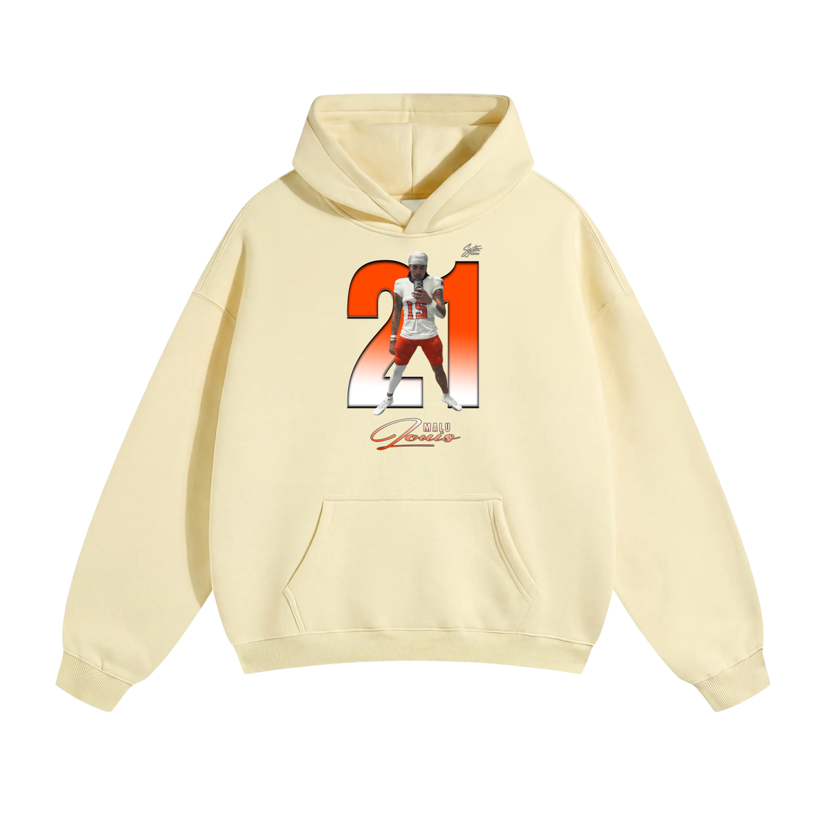 Jaiden Louis Oversize Fleeced Hoodie