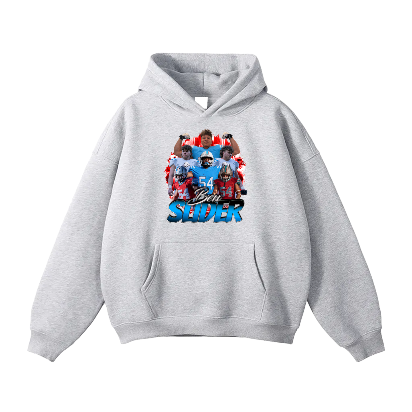 Ben Slider Oversize Fleeced Hoodie