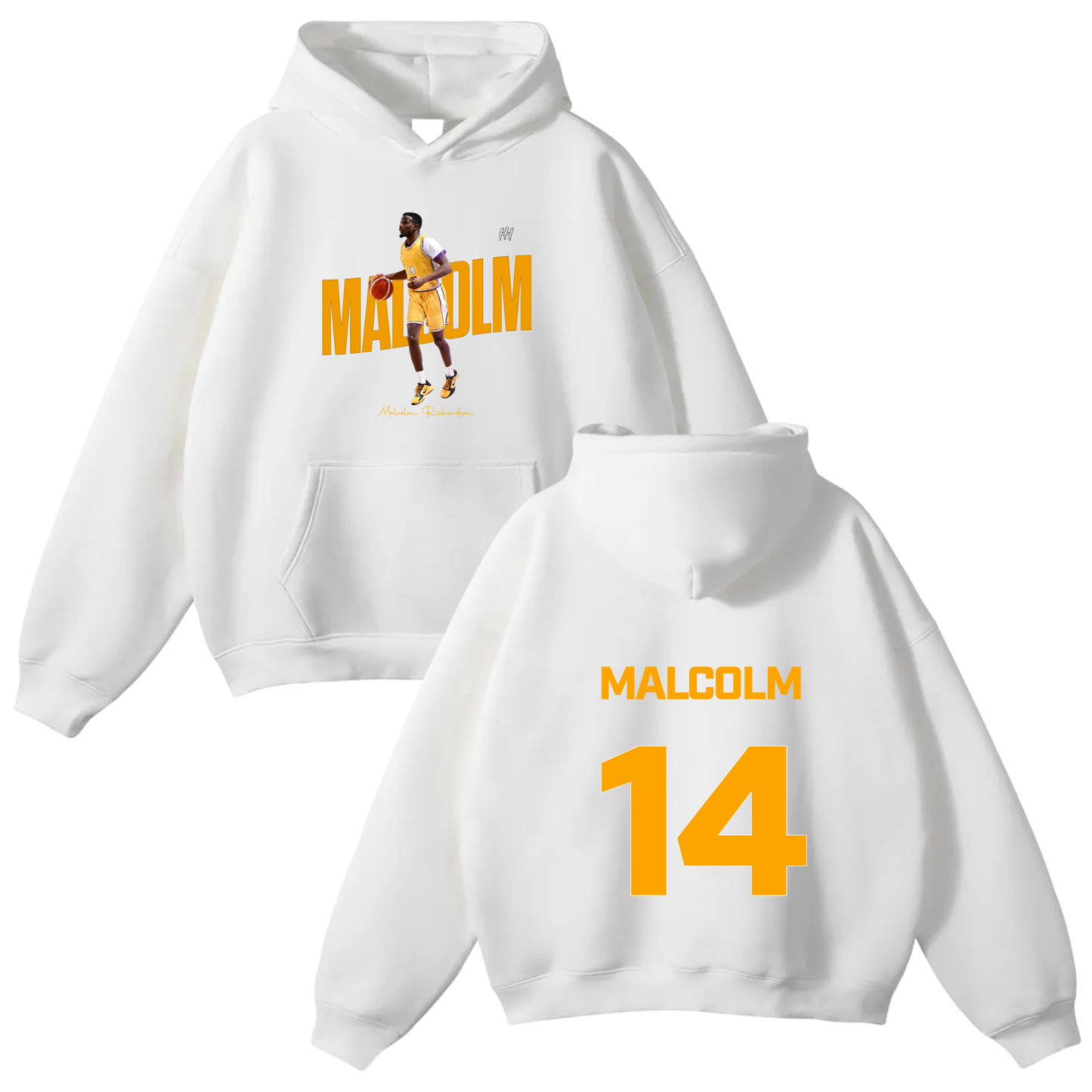 Malcolm Richardson Oversize Fleeced Hoodie